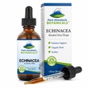 Saf Dağ Botanikleri Sıvı Echinacea Drops - Kosher Tincture Alkol Ücretsiz Ekstraksiyon - 500 mg Organik Echinacea -1oz Şişe