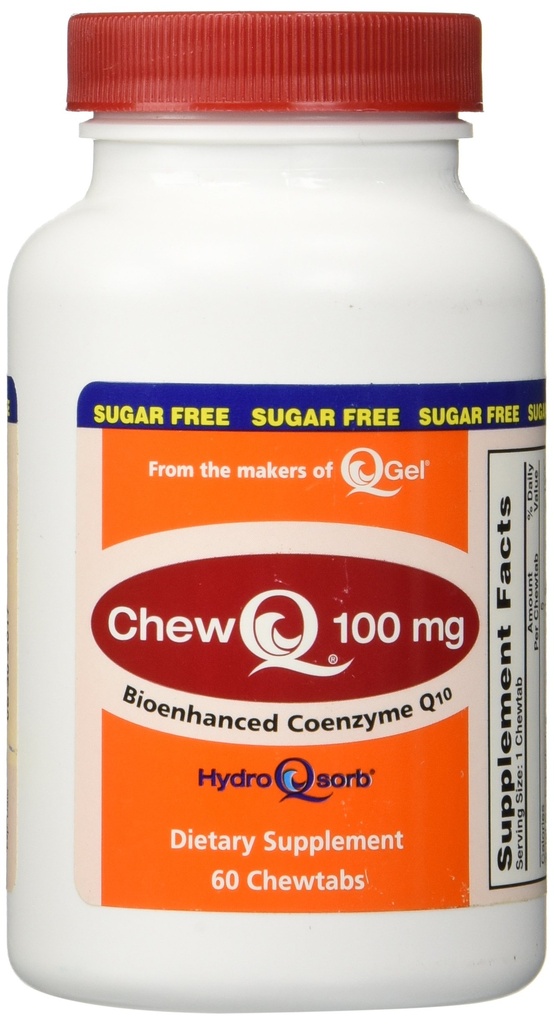 100 mg ChewQ Chewable CoQ10 (60 Kont) * Utilizes Gelişmiş Teknoloji Standart CoQ10 * Purest CoQ10 Supplement On The Market * Vegetarian Friendly * Gluten Free