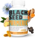 Turmeric 1350 mg Curcumin 150mg Black Tohum Toz 75 mg Ginger Extract 50mg Black Pepper Meyvesi 10 mg Bioperine 60 Veggie Count Capsules Tarafından Sweet Sunnah