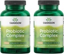 Swanson Probiyotik Kompleks 4.2 Milyar CFU 5Strain Digestive Health Fat Metabolism Satiety Prebiyotik FOS Kompleksi 120 Veggie DRcaps (2 Pack)
