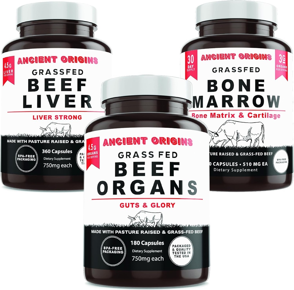 Eski Origins Start Pack: Grass Fed Liver, Organlar ve Marrow