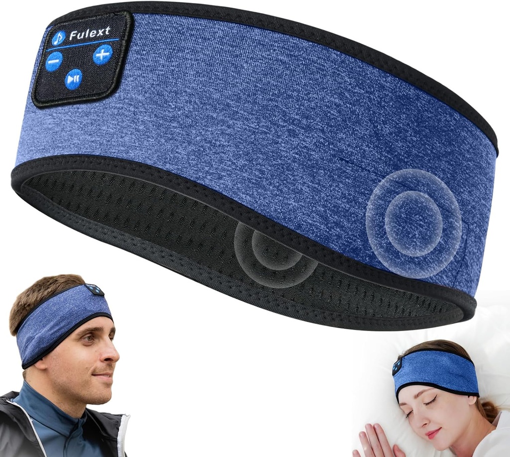 Sleep Foots Headband10Hrs Bluetooth Headband with Cozy Earbuds Comfortable Sleep Foots for Side Sleepers, Sleep & Lounge Hediye Fikir for Women Men Men