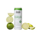 LEILO | Kava Powered Lime Margarita Mocktail Drink | 12Pack - Sugar-Free & Non-ALC Fonksiyonel Rahatlama Desteği | 12 fl oz Cans (Pack of 12)