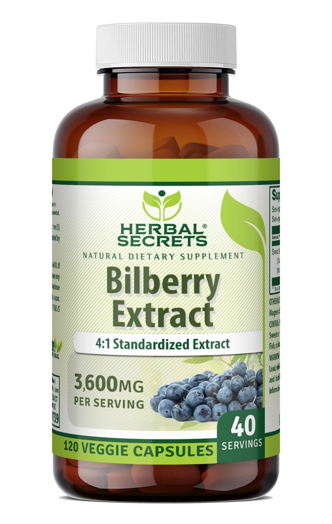 Herbal Sırları 300 Mg | 4:1 Ekstraksiyon (3600 mg Eşdeğer) | Veggie Capsules | Non-GMO | Gluten-Free | Made in USA (120 Count)