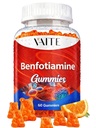 Benfotiamine 320 mg 45 mg L-Leucine Supplement: Erkekler ve Kadınlar için Temel Vitamin B1 Kompleksi, Non-GMO, Vegan & Gluten-Free - Supports Metabolism, Energy & Nervous System Health