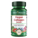 Vegan Collagen Builder - Organic Whole Foods Fruits + Veg, Silica, Lutein, Vitamin C, Biotin, Grape Seed - Amino Acids Glycine, Lysine + Proline Collagen Boosters (30 Servings, Tablets)