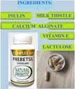 PREBIOTICS, Digestion &Gut Health, Feeds Good Probiyotik Bakteri, Boosts Gut Immune Function, Vegan & Non-GMO Gut Health Complex for Men, Women and Children, 60 Capsules