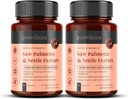 2-Pack Triple Strength Saw Palmetto & Nettle Root – 180 Tabletler | 160 mg Saw Palmetto Ekstraksiyonu (85–95 Fatty Acids), 30 mg Nettle Root, 649 mgelli | 6Month Supply | Prostate Support