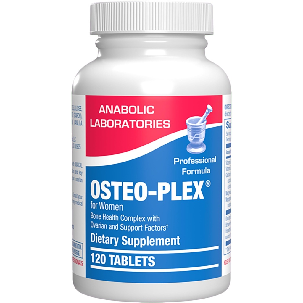 Osteo-Plex Bone Health Supplement for Women - Klinik Formula Bone Strength Supplement with Magnezyumul D3 & Trace Minerals Kompleks - Swallow Gentle Tabletlere Kolay (120)