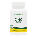 NaturesPlus çinko Tabletleri - 10 mg, 90 Vejetaryen Supplements - Hücresel Büyüme ve Onarım için Immune System Supplement - Sağlıklı Digestion, Metabolism & Vision - Gluten-Free - 90 Servisler