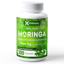 Moringa Capsules| 300 Capsules| Moringa Oleifera| 10.000mg| 100% Pure & Natural| Non-GMO ve Gluten Free Supplement | Complete Green Superfood | Moringa Leaf Extract Toz