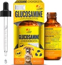 Kediler için Glucosamin | Köpek Ortak Sıvı Supplement | Kedi Ortak Tamam | Köpekler için Glucosamin | Herbal Flavor | 2 Oz Oz