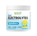 Elektrolytes Toz Hydration | Real Food High Potency | Lemon Lime 30 Servisler | Yüksek Potency Electrolyte Toz | Hydration Drink Mix | Electrolyte Supplement with P properties Magnezyumba