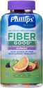 Phillips'in Fiber İyi Gummies Plus Metabolism Desteği - Inulin soluable Fiber - B Vitamins & Chromium Metabolism - 72Count