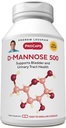 ANDREW LESSMAN D-Mannose 500 mg - 60 Capsules - Destekler Bladder, Kidneys ve Urinary Tract Health. Saf, Non-GMO D-Mannose. Katkı yok. Küçük Easy to Swallow Capsules