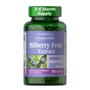 Puritan'ın Gurur Premium Bilberry Meyvesi 250 mg (1000 mg Equivalent), 4:1 Yoğun Herbal Supplement, C, 3 ila 6 Ay Supply, 180 Hızlı Yayın Softgels (Pazar Mayıs Vary)