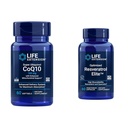 Life Extension Super Ubiquinol CoQ10 60 Softgels ve Optimized Resveratrol Elite 60 Vegetarian Capsules Sches