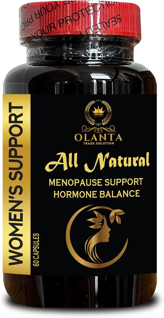MENOPAUSE SUPPORT SUPPLEMENT - Night Sweats & Hot Flash support, Perimenopause Supplement, Menopause Support Complex with Black Cohosh, Hormone Balance for Women - 1 Bottle 60 Capsules