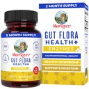MaryRuth's Gut Flora Health+ Enzymes | Prebiyotik & Probiyotik Digestive Enzymes for Health Gut Biome & Digestive Support | Gastrointestinal Health | CLP sertifikalı | 60 Capsules | Up to 2 Ay Supply