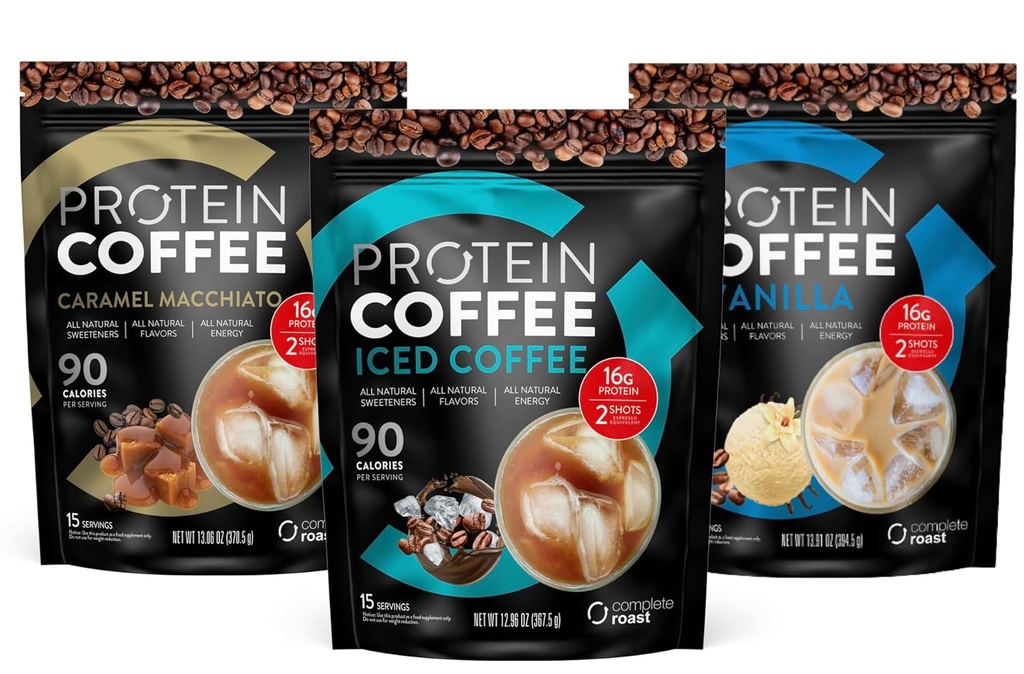 Tamam Roast 3-pack + Shaker- Caramel, Buzlu, Vanilla