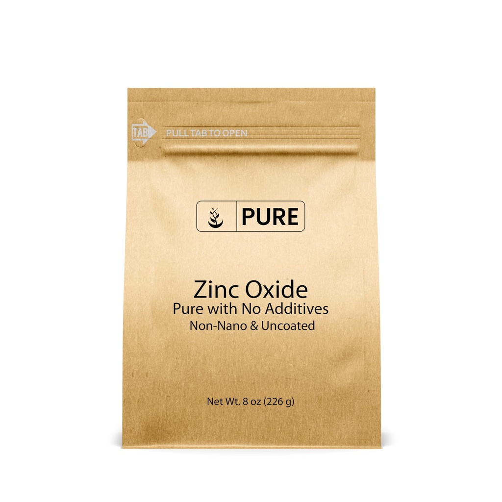 Saf Original Malzemeler çinko Oksit, Eco-Friendly Packaging, Non-Nano (8 Ounce)
