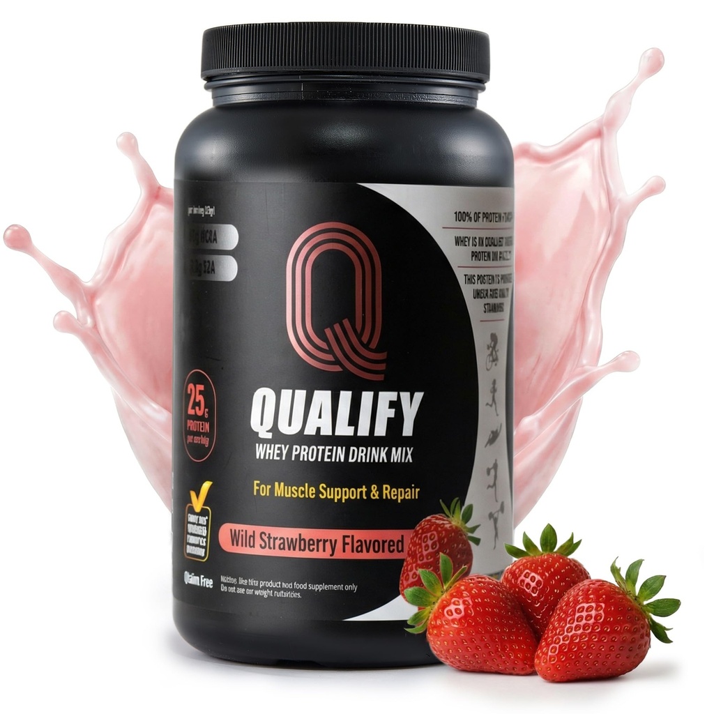 Strawberry Whey Protein Toz. 25g Protein Shake Toz Post Workout Recovery, Smoothie & Baking. Gluten & Sugar Free, Highly Kosher, Essential Amino Asitler (5.5g BCAA, 2.7g Leucine), 23 Hizmet