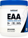 Nutricost EAA Toz 30 Hizmetler (Unflavored) - Essential Amino Asitler - Non-GMO, Gluten Free, Vegetarian Friendly Friendly