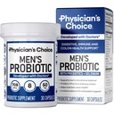 Doktor'un Erkekler için Probiyotikleri - 70 Milyar CFU - 8 Strains - w/Selenium & Organik Prebiyotikler - Destekler Digestive Health, Microbiome, Colon, & Immune Health - Advanced Men's Probiyotik - 30ct