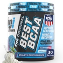 BPI Sports Best BCAA Toz - Kas Kurtarma Desteği - Branşlı Zincirler | Protein ve Kas Bina Blokları - Post Workout Recovery - Hydration - Blue Raspberry, 30 Hizmet