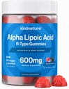 Türlü Alfa Lipoic Acid Gummies - Neuropati Supplements - Vegan, Sugar-Free, Low Calorie 600 mg ALA Supplement - Pure ALA Alfa Lipoic Acid 600mg for Antioksial Supplements