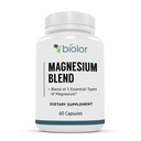 Magnezyum Kompleksi Tamam, Full Spectrum Magnezyum Mix, Glycinate with Malate, Citrate, Taurinate and Gluconate - High Abors Magnezyum Supplement, Magnezyum Kompleksi Capsules