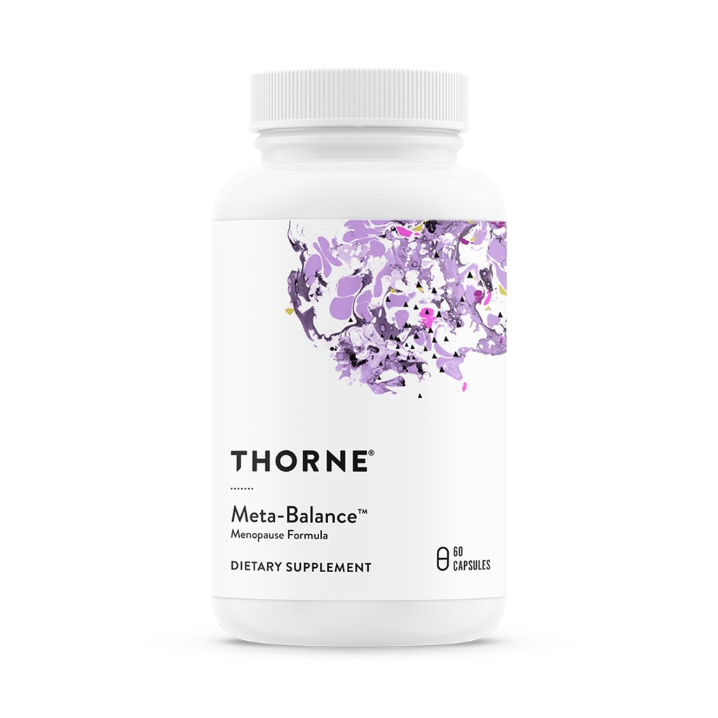 THORNE - Meta-Balance - Menopause sırasında Kadınlar için Beslenme Desteği* - Gluten, Süt & Soy Özgür - 30 Hizmet