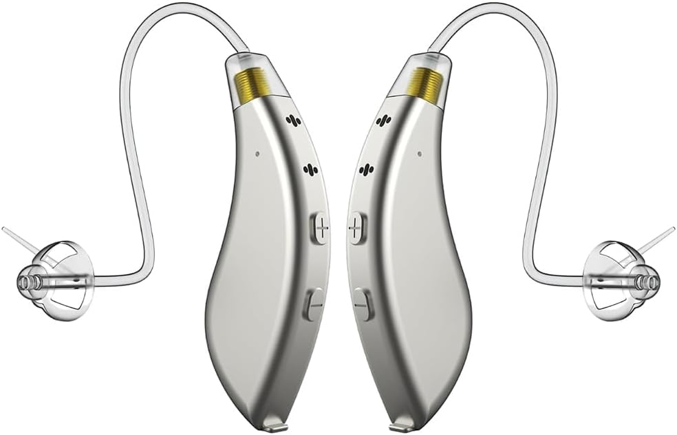BlaidsX Pro Programmable Hearing Aids for Adults with Mobile App, Hearing Test & Noise Cancellation, Hearing Aids for Seniors with Bluetooth, Dual Mic & 48 DSP Channels | USA-Made Multi Core Processor
