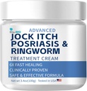 Bio-MD Jock Itch Cream, Jock Itch Krem, Erkekler ve Kadınlar için Ekstra Güç, Psoriasis Cream, Insanlar için Ringworm Tedavisi, Itch Cream - Güçlü & Hızlı Yardım