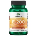 Swanson Doğal Vitamin E - Doğal Supplement Kalp Sağlığı ve Doku Koruma - Temel Nutrient General Health & Wellness - (100 Softgels, 200IU Her)
