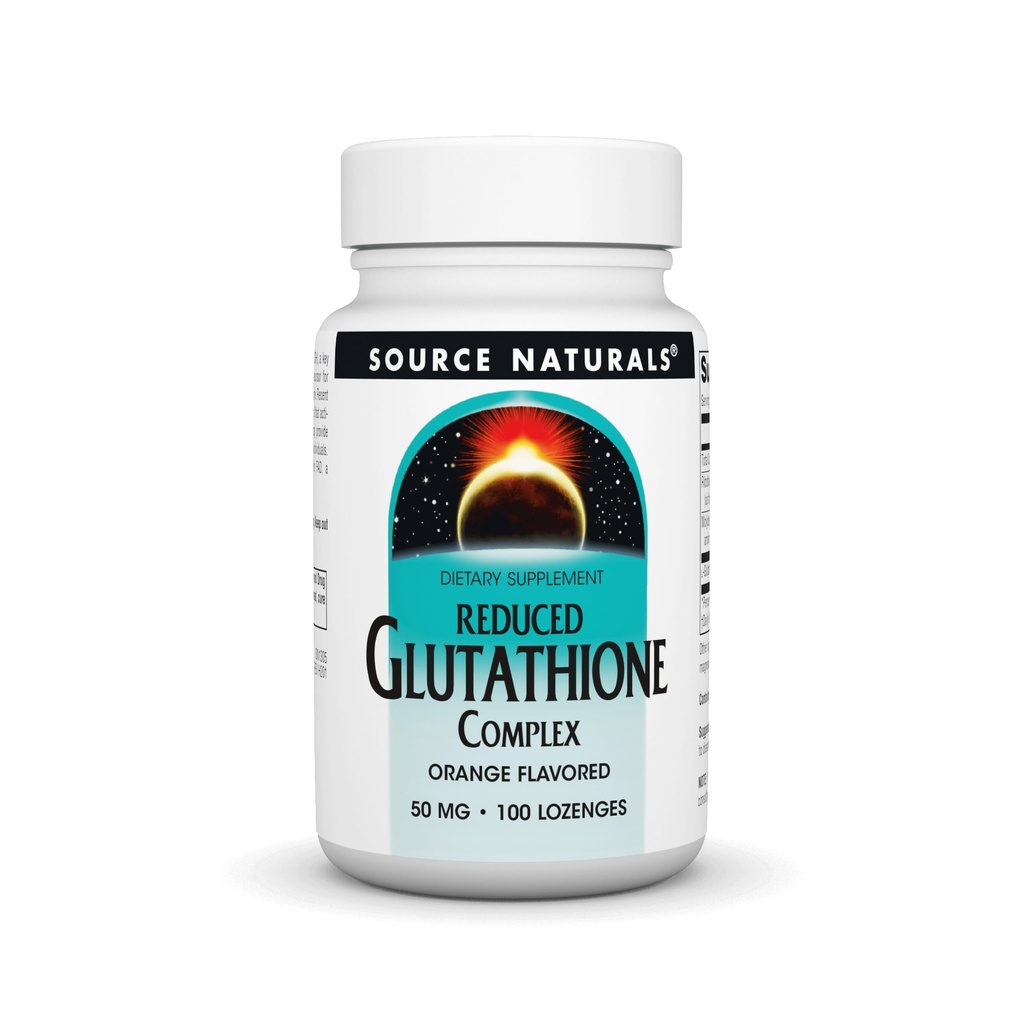 Kaynak Doğalları Glutathione Kompleksi 50 mg Orange Flavored - 100 Lozenges