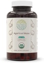 HerbEra Agaricus Blazei USDA Organik 120 Capsules | Natural Herbal Supplement | Sertifikalı Organik Vejetaryen Capsules ve Organik Agaricus Blazei (Agaricus blazei murill) kuru Mushroom (120 Capsules)