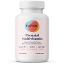 FullWell Prenatal Vitaminler | Choline, folate, Vitamin D for fetal Büyüme, Beyin Gelişimi | 26++ Vital Nutrients | Diyetitian-Former, OBGYN Önerilen, Non-GMO, 3. Parti Test Edildi, 30 Hizmet