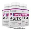 (3 Pack) F1 Keto Pills 1275MG Yeni & Geliştirilmiş Formula Contains Apple Cider Vinegar Ekstra Virgin Zeytinyağı Toz Yeşil Çay Broşür 180 Capsules