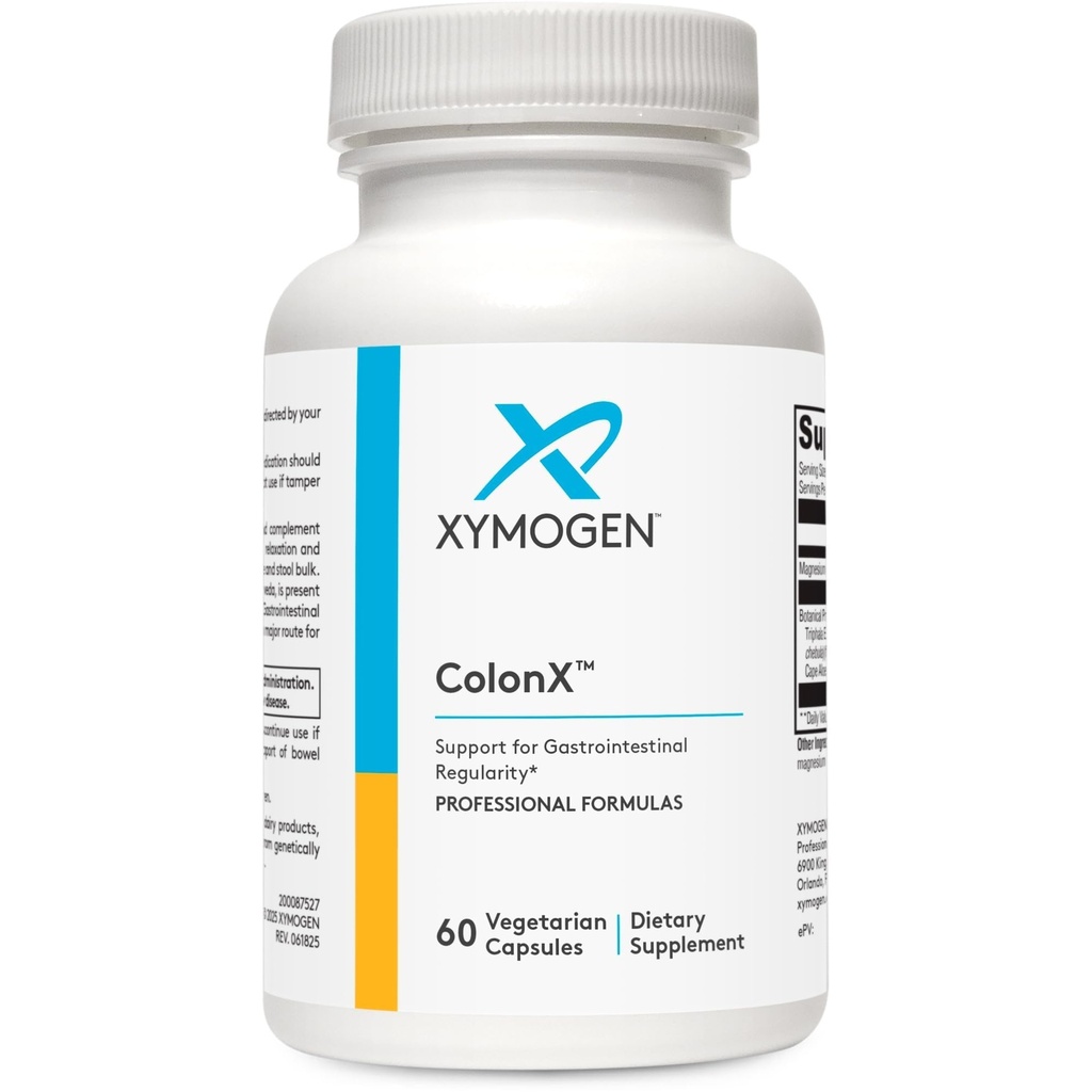 XYMOGEN ColonX - Destekler GI Mottitude, Stool Bulk, Digestion, Assimilasyon ve Eliminasyon - Triphala Supplement with Magnezyum Citrate, Cape Aloe (60 Capsules)