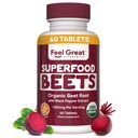 Büyük Vitaminler Organik Arıt Kök Toz Supplements (Tablets) | Beets Nitrik Oksit Tamam | Red Beet Toz Doğal Enerji için Doğal Nitrateslerle Sağlıklı Bağışlama*