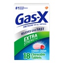 Dulcolax Gecelik Yardım Laxative Tabletleri, Bisacodyl 5 mg, 50 Kont & Gas-X Ekstra Güçlü Chewable Gas Reliefs, Simethicone 125 mg, Cherry Flavor - 18 Count Sche