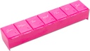EZY DOSE Weekly (7-Day) Daily Pill Case, Medicine Planlayıcı, Vitamin Organizer, Tamam Konteyner, ve Kullanımı Kolay, Büyük Karşılaştırmalar, Pink, Travel-Friendly, Made in the USA, BPA Free Case, Medicine Planlayıcı