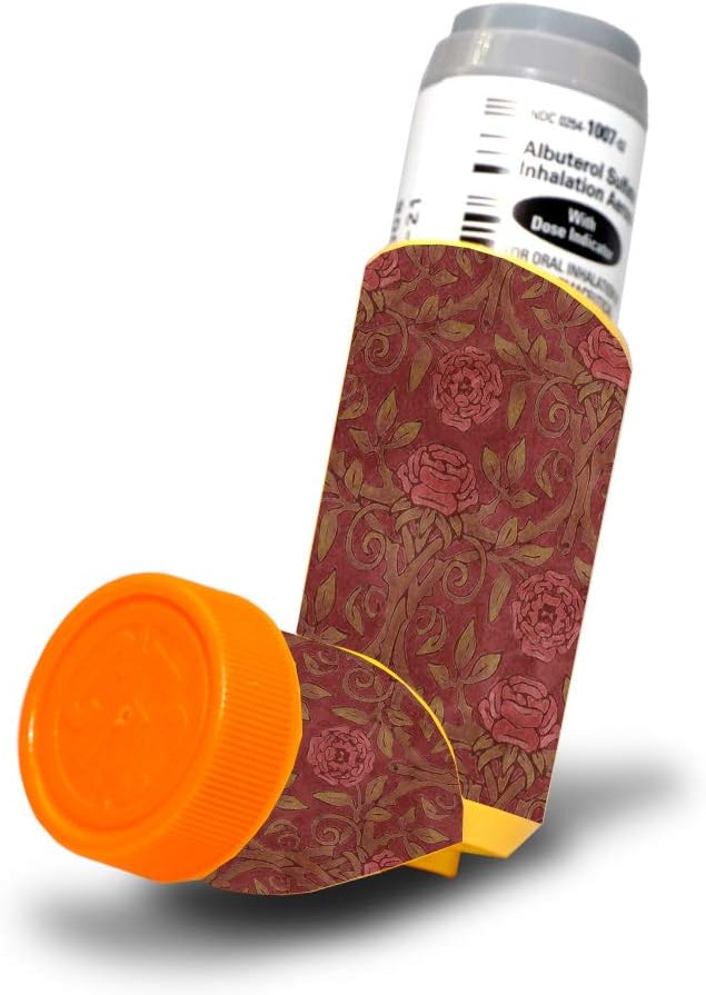 CanySkins Skin for Proventil HFA Asthma Inhaler - Kağıt Çiçekleri | Koruyucu, Dayanıklı ve Benzersiz Dyson Decal Cover | Uygulamalı, Kaldırın ve Değişim Stilleri | ABD'de Yap
