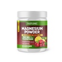 Nature Magnezyum Toz Tarafından İnşa Edilmiş - Calm & Regularity için Anti-Stress İçecek Mix - Magnezyum Citrate Supplement - Rahatlama, Kas & Kalp Desteği - Cranberry Lemonade Flavor - 30 Hizmet