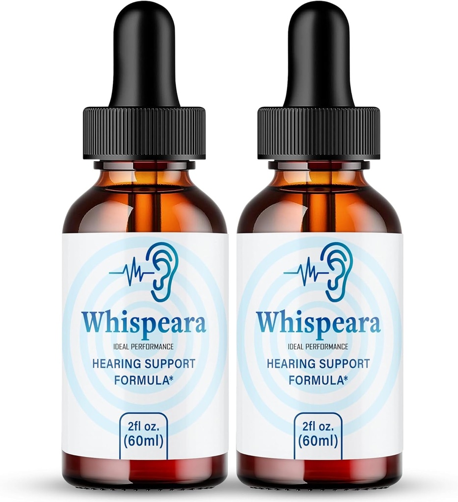 Ringing Ears Drops için Whispeara Tinnitus Relief, Ring Clear Tinnitus Liquid Drops, Maximum Strength, Advanced Formula İşitme Tamam, Ear Ringing Tinnitus, Whispeara Yorumları (2 Paket)