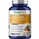 NusaPure Longjack Tongkat Ali 260,000 mg 150 Veggie Caps (Non-GMO, Gluten Free) Bioperine