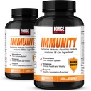 FORCE FACTOR Immunity, Immune Support ATM with Elderberry and 1000 mg of Vitamin C, Plus Vitamin D, çinko, Probiyotikler, Antioksis ve Echinacea for Immune Health Defense, 90 Count (Pack of 2)