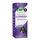 Nature's Way Sambucus Elderberry Traditional Immune Syrup, Highly Interd Black Elderberry Extract, Traditional Immune Support*, Delicious Berry Flavored, 8 Fl Oz (Pazarlama Mayıs Vary)