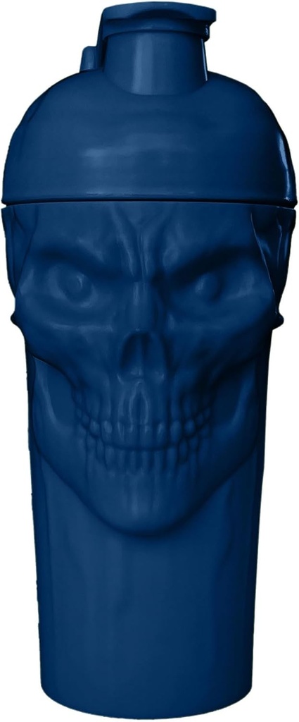 JNX SPORTS The Curse! Skull Shaker Şişe, 24Ounce, Donanma Limited Edition, Classic Ring Top